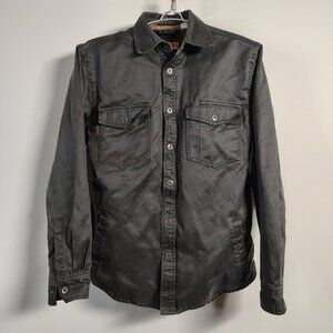 Dakota Grizzly Blaize Shirt Jacket Mens Size Medium Brown Fleece Lined Plaid